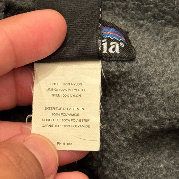 Patagonia Vintage 90s Bomber Jacket Synchilla USA Made - Picture 4 of 7